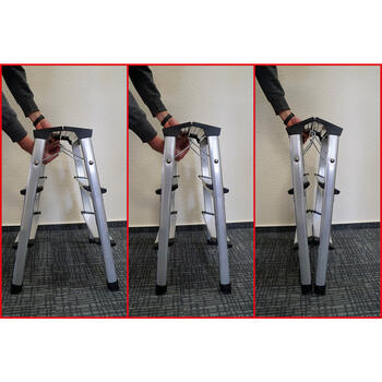 Kāpnes 2 x 3 pakāpieni 150kg 800.0965 KSTOOLS (800.0965)