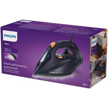 Philips 7000 sērijas DST7060/20 Tvaika gludeklis, 3000 W, 300 ml, 55 g/min, 250 g/min, Zils/dzeltens, Automātiska izslēgšanās (DST7060/20)