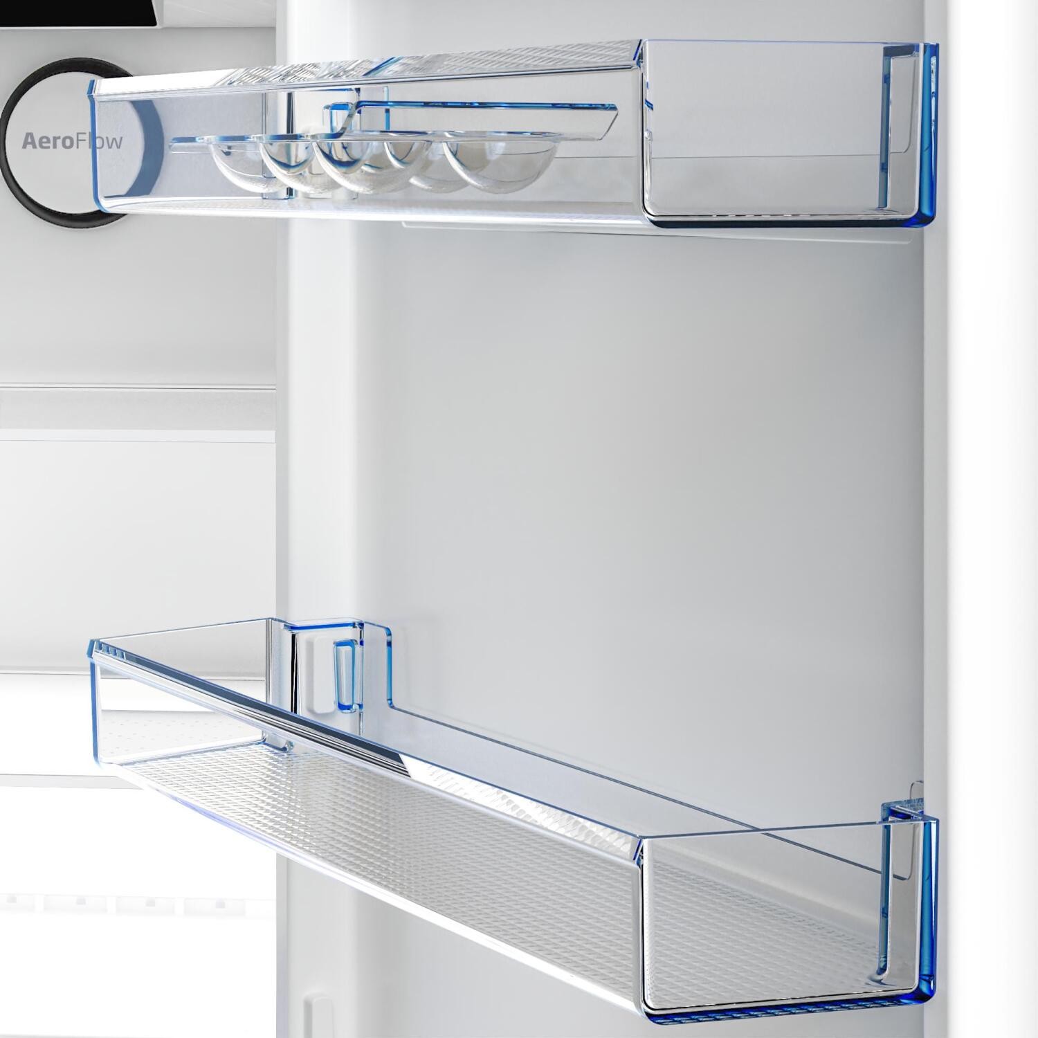 Beko Ledusskapis B5RCNA405HXBR1, 249L, 106L, 36dB, brīvi stāvošs, NoFrost, displejs, melns (B5RCNA405HXBR1)
