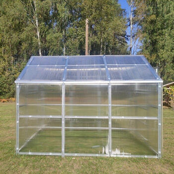 Siltumnīca KLASIKA BERNARD 2,35x6 m ar 4mm polikarbonāta pārklājumu 4779037492329 (187)