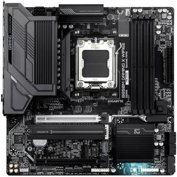 Gigabyte Dēlis B850M GAMING X WF6E 10+2+2 fāzes VRM, 4xDIMM DDR5, 2xM.2, 2.5GbE LAN, Wi-Fi 6E, USB 3.2 Gen 2 (B850M GAMING X WF6E 1.1)