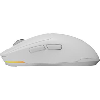Genesis Zircon 660 PRO игровая мышь, NMG-2194, 26000 DPI, 6 кнопок, оптическая, 2.4 GHz, Bluetooth 5.0, USB, белая (NMG-2194)