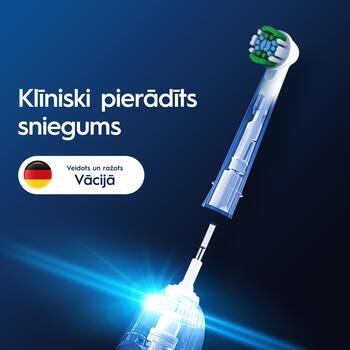 Oral-B Elektriskās zobu birstes galviņa EB20RX-2, 2 gab., balta, X formas sariņi, nolietojuma indikators (EB20RX-2)