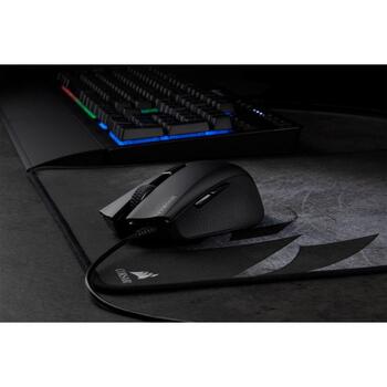 Corsair vadu optiskā spēļu pele HARPOON RGB PRO CH-9301111-EU, 12000 DPI, USB-A, 6 pogas, 1.8 m kabelis, RGB apgaismojums (CH-9301111-EU)