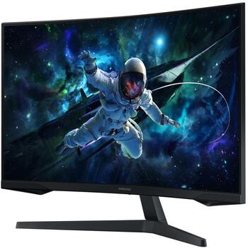 Samsung LCD monitors LS32CG552EUXEN 81.3 cm 2560 x 1440 Quad HD LED 1 ms 16:9 178° 178° ieliekts VESA montāža melns (LS32CG552EUXEN)