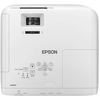 Epson EH-TW840 V11HB63040, 4000 ANSI люмен, 3LCD, 1080p, 16:9, 1.21-1.45:1, 2 HDMI, белый (V11HB63040)