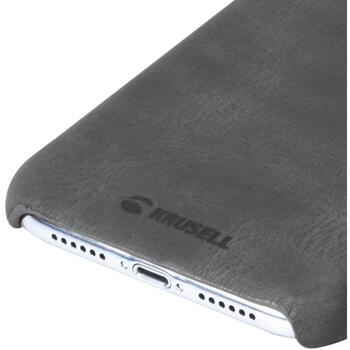 Krusell Sunne Cover Apple iPhone XS Max vintage black, 61539, aizmugurējais vāciņš, ādas imitācija, melns (61539)