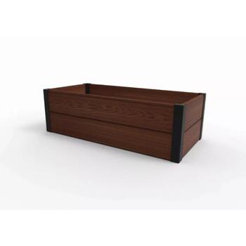 Keter Maple Trough 29209666, бордюр для клумбы, 106x50x32cm, 4.4kg, коричневый, Evotech (29209666)
