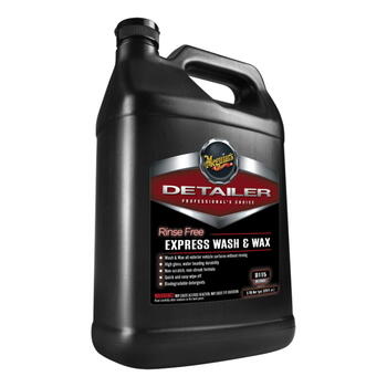Meguiar's D11501 Безополаскивающий безводный раствор для быстрой мойки и воска, использовать с распылителем 3,78 л (D11501)