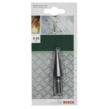 Pakāpju urbis lokšņu metālam, 5-20 mm, hrom-vanādijs, 71 mm, 2609255120, BOSCH (2609255120)