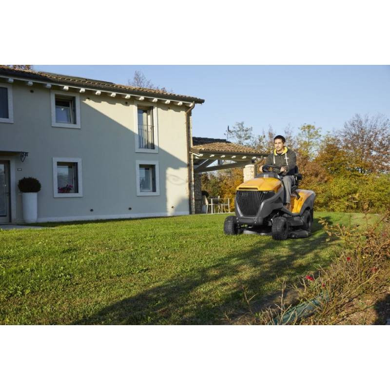 Бензиновый садовый трактор для больших газонов мощный Honda 688cc 13.4kW 122см до 8000м² с травосборником Estate 9122 W STIGA (2T1310381/ST2)