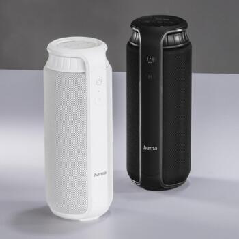 Hama Беспроводная колонка 00188201, 24 Вт, 580 г, 2000 мАч, 12 ч, Bluetooth 5.0, Водонепроницаемая, Hands-free (00188201)
