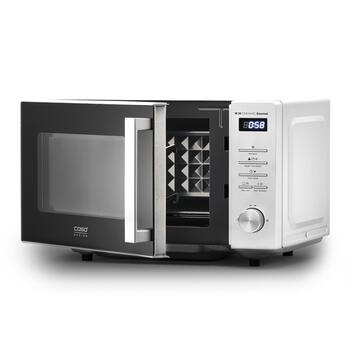 Brīvi stāvoša mikroviļņu krāsns ar keramisko pamatni 20 L 700 W Sudraba 03321 Caso (03321)