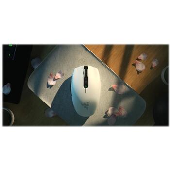 Razer Orochi V2 RZ01-05690200-R3M1 bezvadu spēļu pele, 18000 DPI, 2,4 GHz, Bluetooth, optiskais sensors, 6 pogas, balta (RZ01-05690200-R3M1)