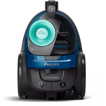Philips Пылесос FC9557/09, 900 W, 1.5 L ёмкость для пыли, безмешковый, 9 м радиус действия, Allergy H13 фильтр (FC9557/09)