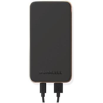 Duracell DRPB3009A Power Bank akumulators, 10000mAh, 5V, 37Wh, 2xUSB, melns (DRPB3009A)