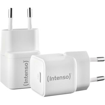 Intenso strāvas adapteris 7803032, 100-240 V, 30 W, 1 x USB-C, ātrā uzlāde, balts (7803032)