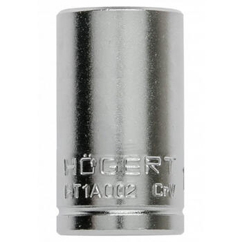 Hogert головка HT1A006, 1/4 дюйма, 6 мм, CrV50BV30, DIN 3124, шестигранная, AS-drive (HT1A006)