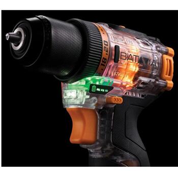 Batavia Fusion Drill 7065015, 12V бесщеточная дрель-шуруповерт, 0-450/0-1900 об/мин, 35 Н·м, 0,8-10 мм, 2 скорости (7065015)