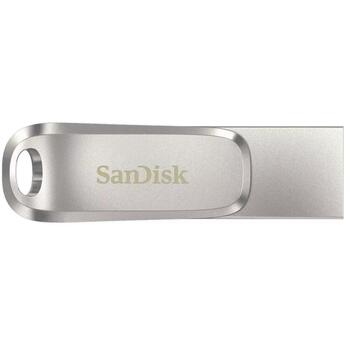Sandisk Ultra Dual Drive Luxe USB zibatmiņas disks SDDDC4-032G-G46, 32GB, USB Type-A / USB Type-C, 3.2 Gen 1, 150MB/s, metāls (SDDDC4-032G-G46)