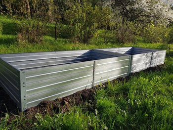 Paaugstinātā dārza dobe 1500x750x300mm, cinkota; 3075150C Klasika Garden (3075150C)