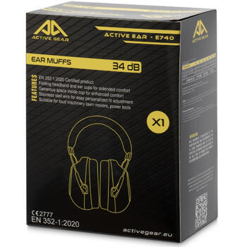 Aizsargaustiņas 34dB, Active EAR E740 ACTIVE GEAR (E740)