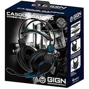 Subsonic Tactics GIGN SA5580-G, проводная игровая гарнитура, 50 мм, 20-20000 Гц, 32 Ом, 108 дБ, 1.5 м, 3.5 мм, стерео (SA5580-G)