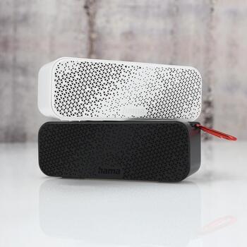 Hama колонка 00188226 PowerBrick 2.0, 8 Вт, IPX4, Bluetooth 5.1, 10 м, 10 ч, USB Type-C, AUX, крючок (00188226)
