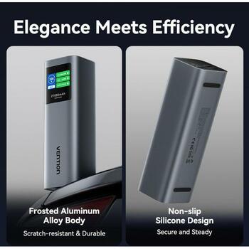 Vention Power Bank FKEH0, 27000mAh, 140W, Зарядка до 3 устройств, Удобен для путешествий (FKEH0)