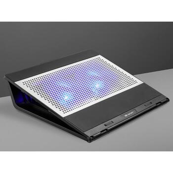 Tracer Охлаждающая подставка Officer 17 TRASTA46890, 17 дюймов, USB хаб, тихие вентиляторы (TRASTA46890)