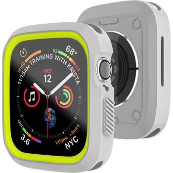 Devia Dazzle Series защитный чехол 40mm Apple Watch, белый/зеленый, TPU резина, 102010472014 (102010472014)