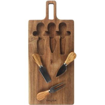 Salter Siera dēļa komplekts BW14826, 41x18x2cm, akācija, 0.84kg, 3 siera naži (BW14826)