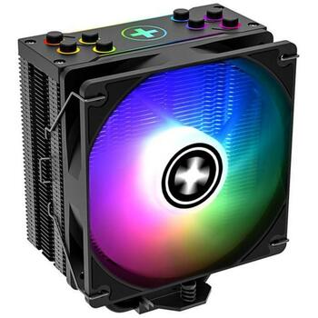 Xilence CPU dzesētājs M704PRO.ARGB XC056, 120mm, 1500RPM, 12V, FDB, melns, 4x6mm vara siltuma caurules (XC056)