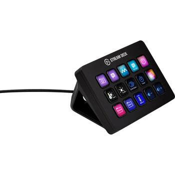 Elgato Клавиатура Stream Deck MK.2 10GBA9901, 15 ЖК-клавиш, USB-C, USB 2.0, черный, программируемые горячие клавиши (10GBA9901)