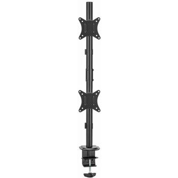 Gembird LCD monitors stiprinājuma roka MA-D2-02, 2 monitori, 17-32'', 9 kg, VESA 75 x 75/100 x 100, melna (MA-D2-02)