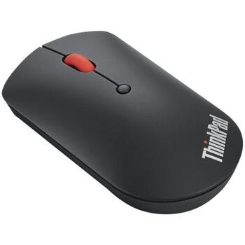 Lenovo ThinkPad Bluetooth тихая мышь 4Y50X88822, Bluetooth 5.0, 3 кнопки, 2400 dpi, Swift Pair, амбидекстричный дизайн (4Y50X88822)