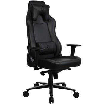 Arozzi Vernazza SoftPU KRĒSLS VERNAZZA-SPU-PBK, 72cm, 47-57cm, 5 riteņi, ergonomisks, 3D regulējami roku balsti (VERNAZZA-SPU-PBK)