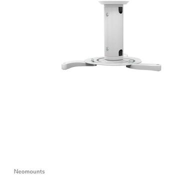 Neomounts потолочный крепеж для проекторов BEAMER-C80WHITE, высота 130-200 мм, максимальная нагрузка 15 кг, белый, 360° поворот (BEAMER-C80WHITE)