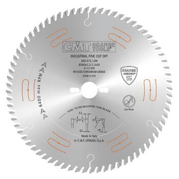 CMT Zāģripa kokam 285.760.48H, 160mm, 20mm, 48 zobi, 2,2mm, 1,6mm, 5°, 15° ATB (285.760.48H)