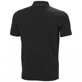Поло рубашка Kensington, черная, S, Helly Hansen, 79241_991-S, 73% хлопок, 20% полиэстер, 7% эластан, 220 г/м² (79241_991-S)