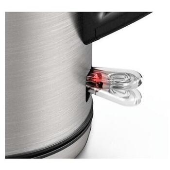Bosch Чайник TWK4P440, 2400 Вт, 1.7 Л, Нержавеющая сталь, 360° поворотная база, Черный/Нержавеющая сталь (TWK4P440)