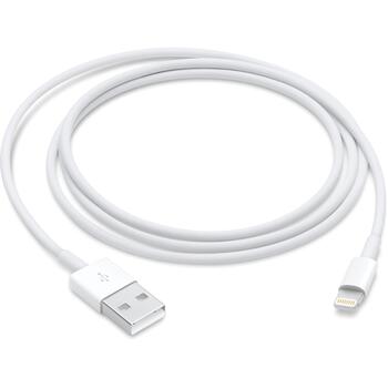 Apple Lightning кабель, MUQW3ZM/A, 1м, Lightning, USB, белый (MUQW3ZM/A)