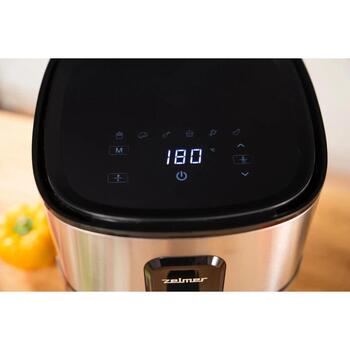 Zelmer Gaisa fritieris ZAF6000 72807036P, 1500 W, 6 l, 6 programmas, elektroniskais panelis, nerūsējošais tērauds (72807036P)