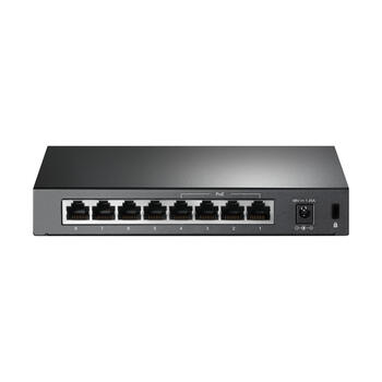 TP-Link TL-SF1008P настольный коммутатор, 8x10/100Mbps, 4xPoE, 57W, 1.6Gbps, 2K MAC, без вентилятора (TL-SF1008P)