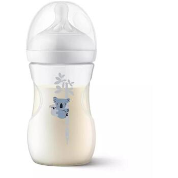 Philips Avent Natural Response бутылочка для кормления Koala SCY903/67, 260 мл, соска среднего потока, 1м+, антиколиковая, без BPA (SCY903/67)
