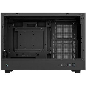 Deepcool CH260 datora korpuss Micro Tower R-CH260-BKNGM0-G-1, 2 x USB 3.0, 1 x USB-C, 1 x audio/mikrofons, 5.3 kg (R-CH260-BKNGM0-G-1)