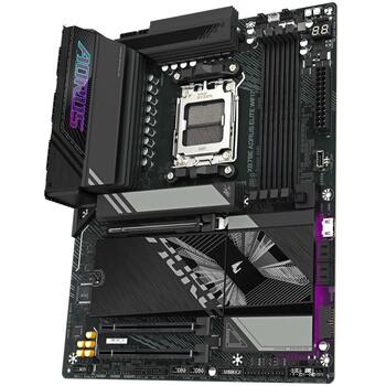 Gigabyte Dēlis X870E A ELITE WIFI7 1.2, AMD Socket AM5, 16+2+2 fāzes, DDR5 256 GB, PCIe 5.0, 2.5GbE LAN, Wi-Fi 7 (X870E A ELITE WIFI7 1.2)