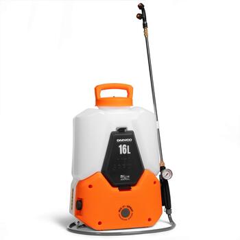 DAEWOO DSA 1621Li SET akumulatora smidzinātājs, 21V, 2,0Ah, 16l, 3l/min, 8m, 1,5-5bar, Li-ion, 6 sprauslas, MIX&SPRAY (DSA 1621Li SET)