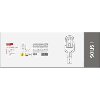 Emos LED уличный светильник SOLIS 30W ZO0304, 3600 lm, 220–240 V, IP65, 30 000 часов, 120 lm/W, алюминий (ZO0304)