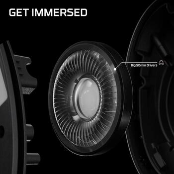 HyperX Cloud Stinger 3 spēļu austiņas BS1T6AA, 50 mm, vads, balts, slēgts, binaurāls, circumaural, galvas lente, boom mikrofons (BS1T6AA)